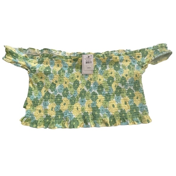 Cotton On Curve Sierra Short Sleeve Shirred Cross Over Top - Picture 4 of 4